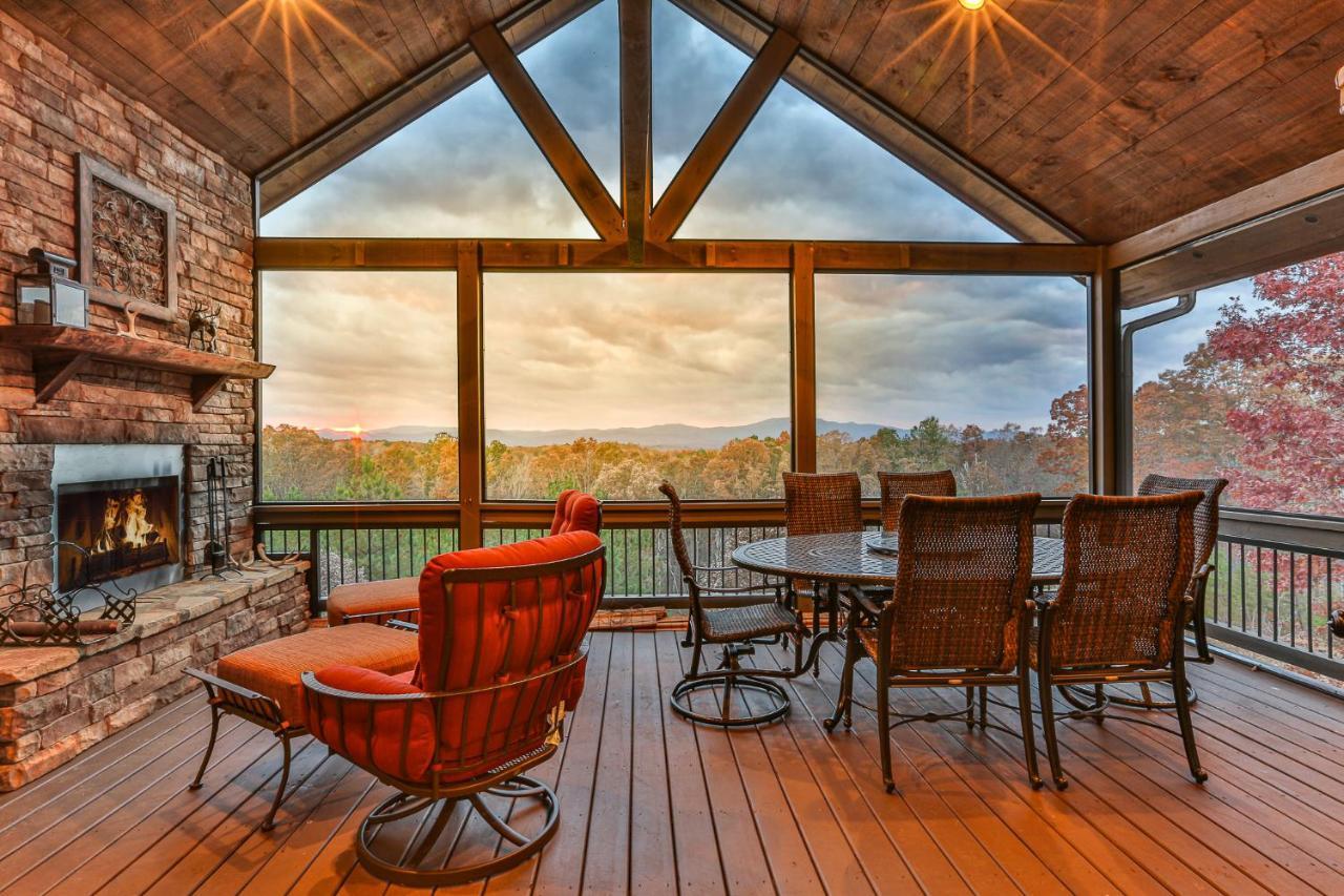 Eagles Crest - Long Range Layered Mountain Views In Peaceful Neighborhood! Villa Mineral Bluff Exterior photo