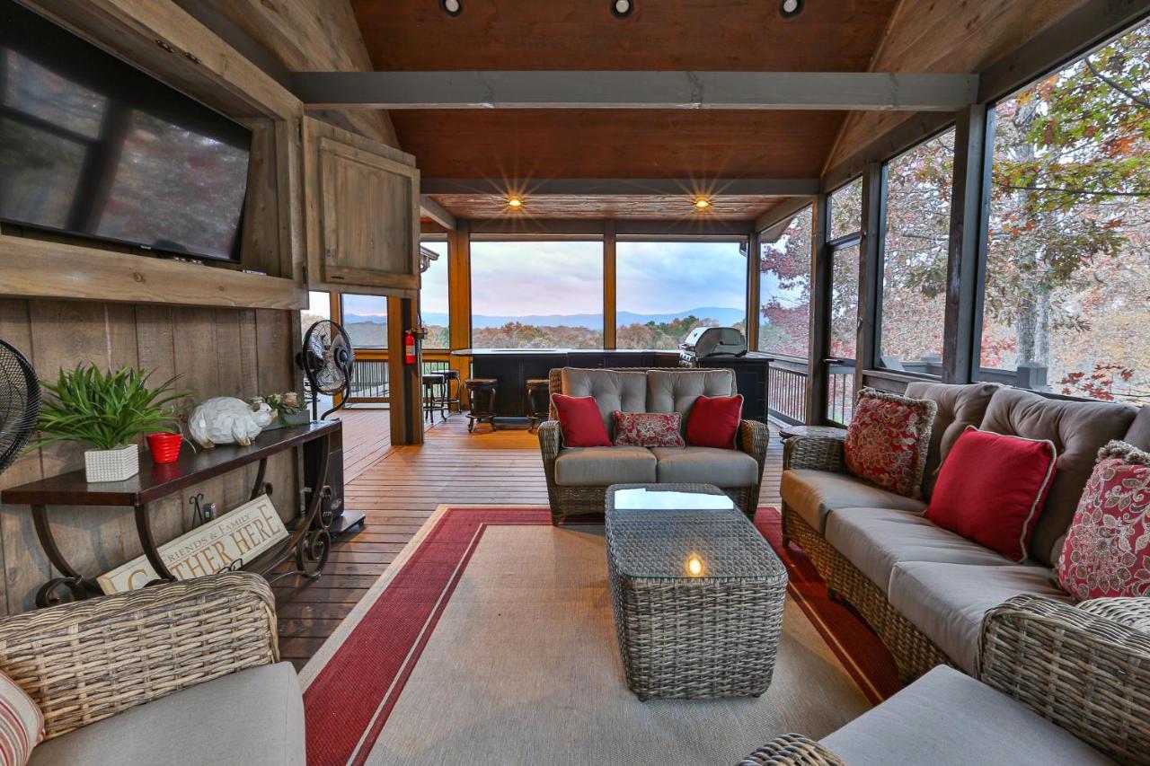 Eagles Crest - Long Range Layered Mountain Views In Peaceful Neighborhood! Villa Mineral Bluff Exterior photo